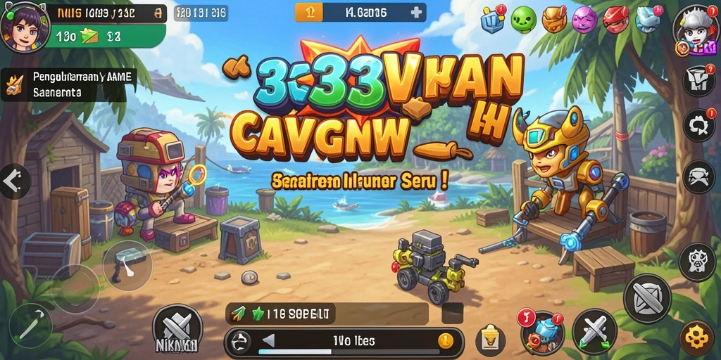 Tampilan menarik dari gameplay Idle di 333V.