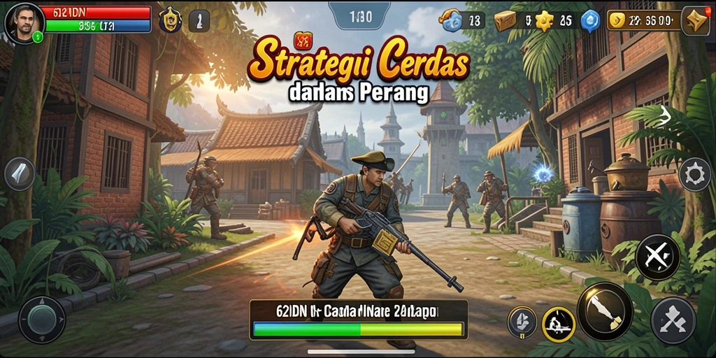 Tampilan gameplay 62IDN yang menantang dan strategis.