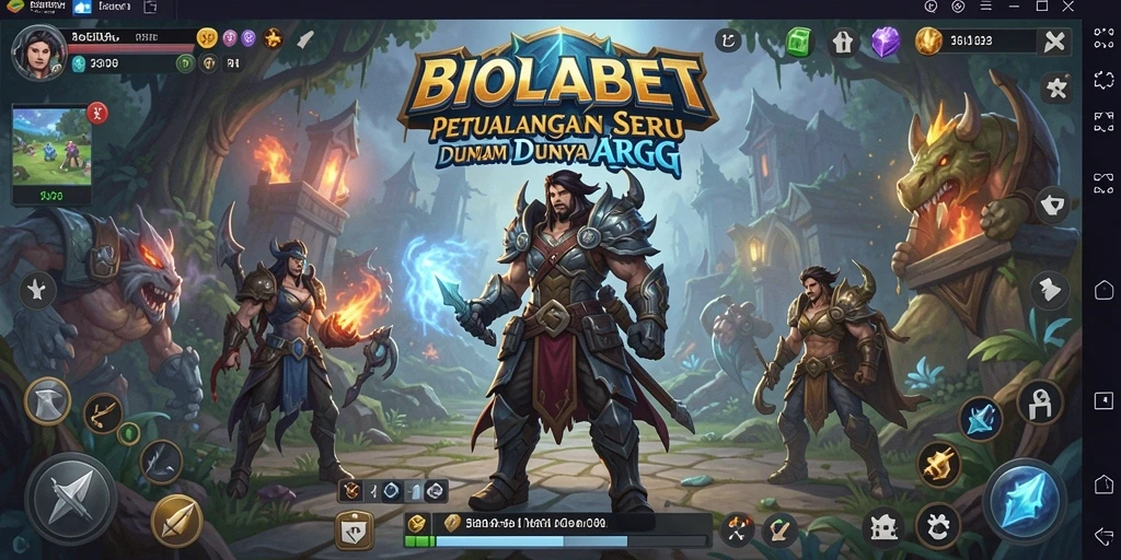 Screenshot gameplay BIOLABET menampilkan aksi seru dalam dunia ARPG.