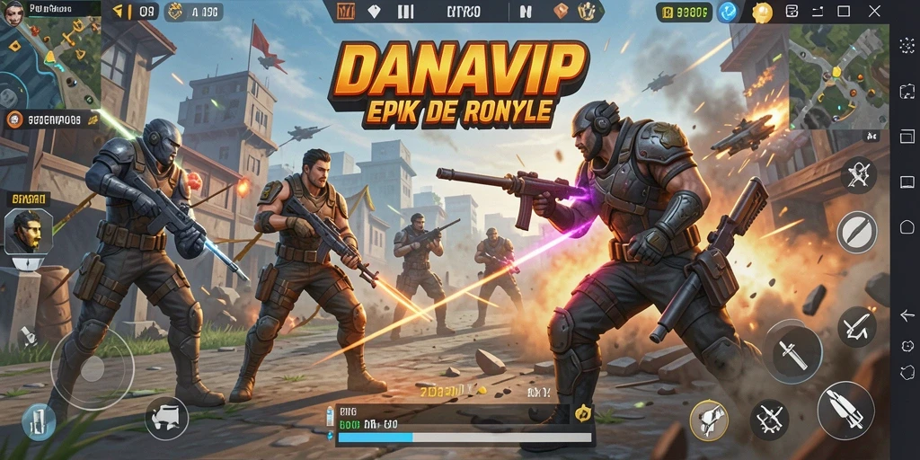 Tampilan menarik dari gameplay <strong>DANAVIP</strong> yang mendebarkan.