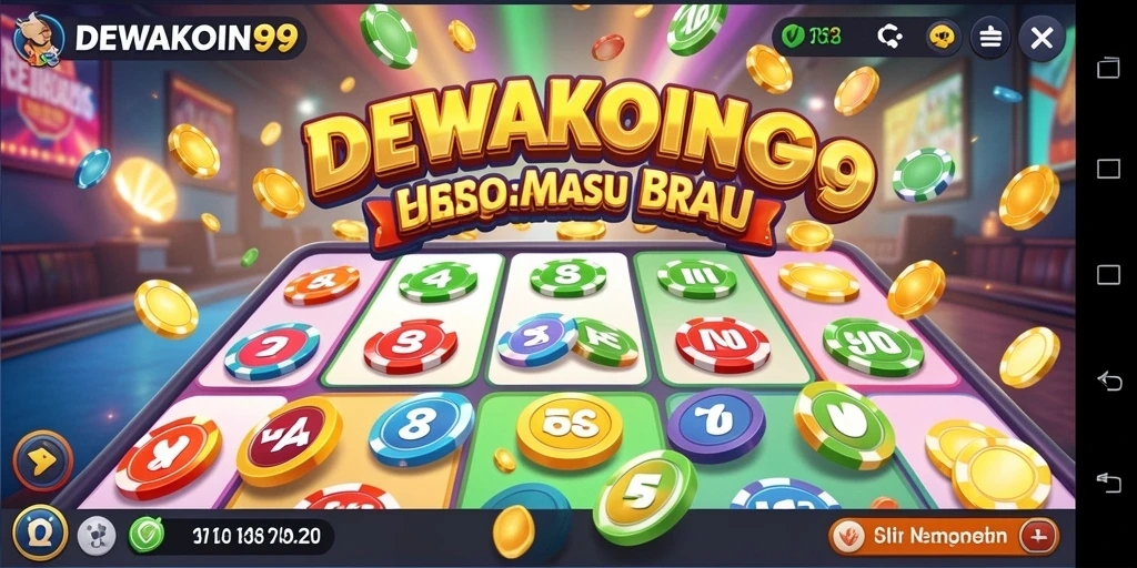 Tampilan gameplay seru DEWAKOIN99 saat bermain Bingo.