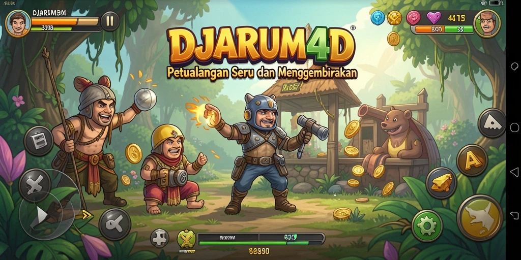 Tampilan gameplay seru DJARUM4D yang menggugah semangat petualangan.