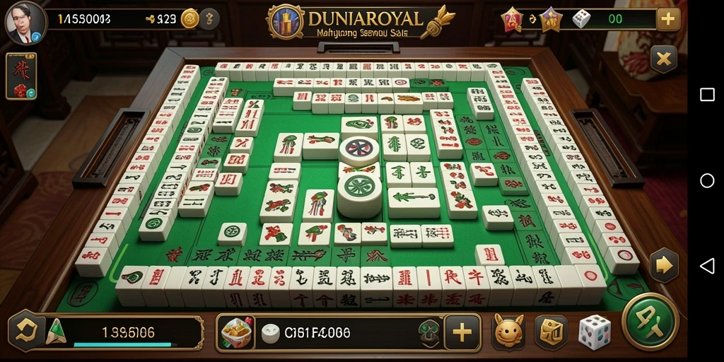 Tampilan gameplay DUNIAROYAL yang menegangkan dan penuh warna.