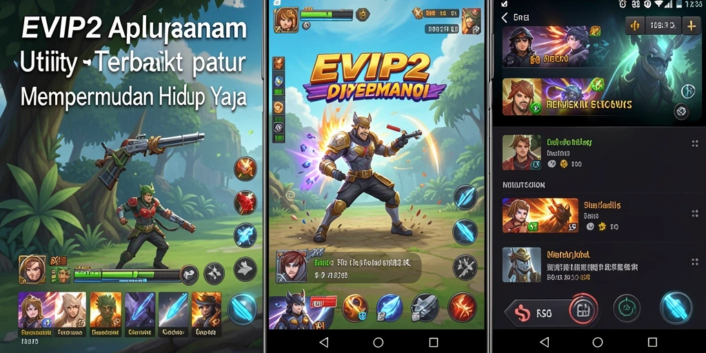 Tampilan antarmuka pengguna EVIP2 yang modern dan fungsional.