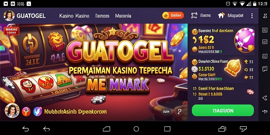 Tangkapan layar GUATOGEL menampilkan gameplay kasino yang seru dan interaktif.
