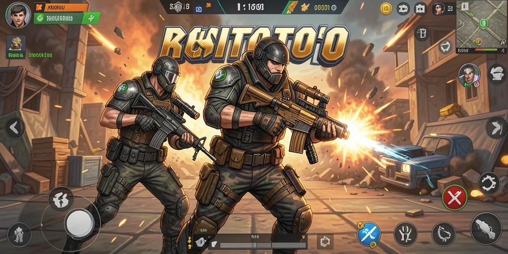 Tampilan gameplay seru dari KOITOTO dalam aksi Battle Royale.