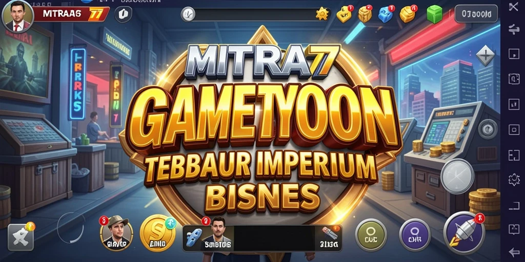 Screenshot permainan MITRA77 menampilkan aksi seru dalam membangun bisnis Tycoon.