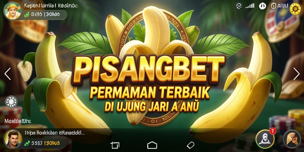 Gameplay PISANGBET menampilkan suasana kasino yang menyenangkan dan interaktif.