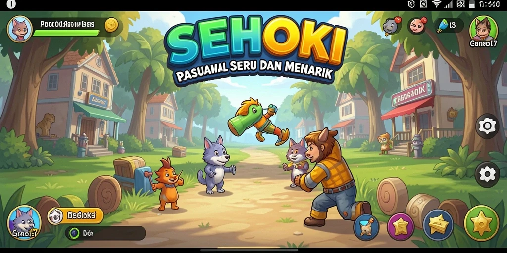 Screenshot gameplay SEHOKI yang menampilkan momen seru dalam permainan Casual.