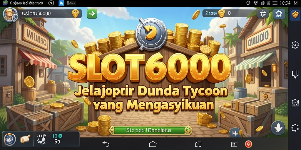 Gameplay menarik dari SLOT6000 dalam membangun bisnis Tycoon.