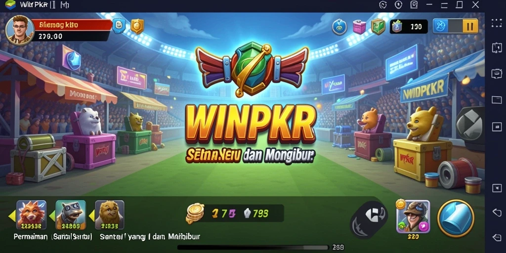 Screenshot gameplay WINPKR yang menarik dan dinamis.